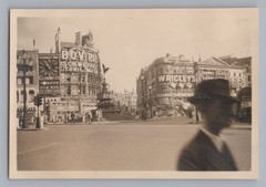 London England – Piccadilly Circus Advertising – Old Photo