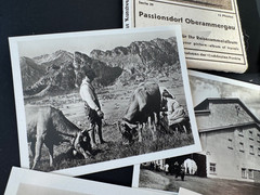 Oberammergau historical photos Huber series Passion Village 12 small photos 9×6 cm