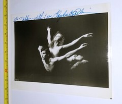 THE JOFFREY BALLET SIGNED 8×10 PRESS PHOTO ELIZABETH PARKINSON DANCE SEA SHADOW