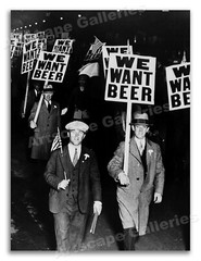 We Want Beer – Unusual 1931 Prohibition Protest Photo – 24×32