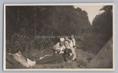 ‘Paddle to Lippe’ with Dachshund 1931 – Dog Leisure Sport – Old Photo