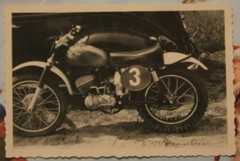 Photo 1967 Motorcycle Racing Motorcross CZ 175ccm GDR Championship Car W21