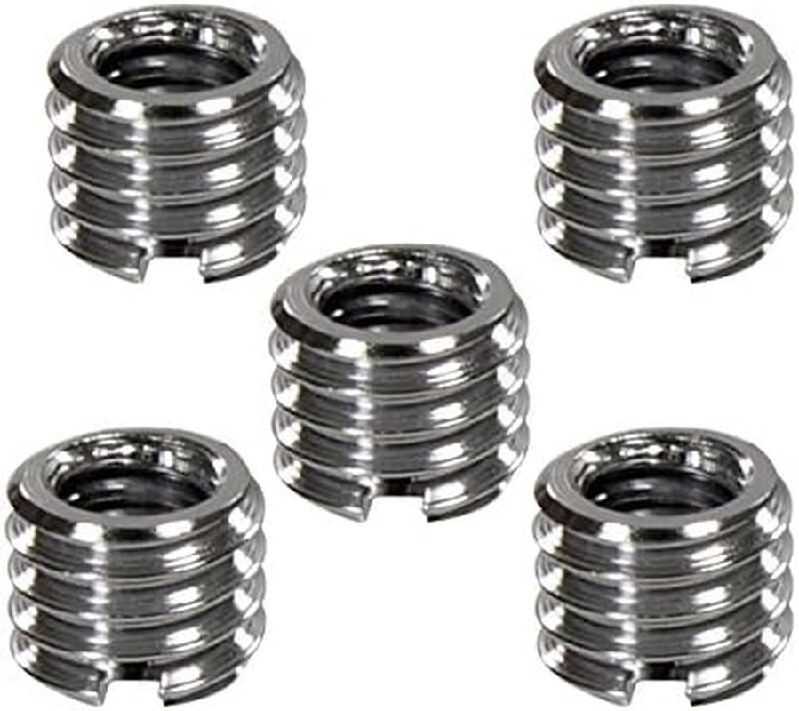 Foto&Tech Metal 1/4 Inch to 3/8 Inch Tripod Thread Adapter, Easy Mount Convert S