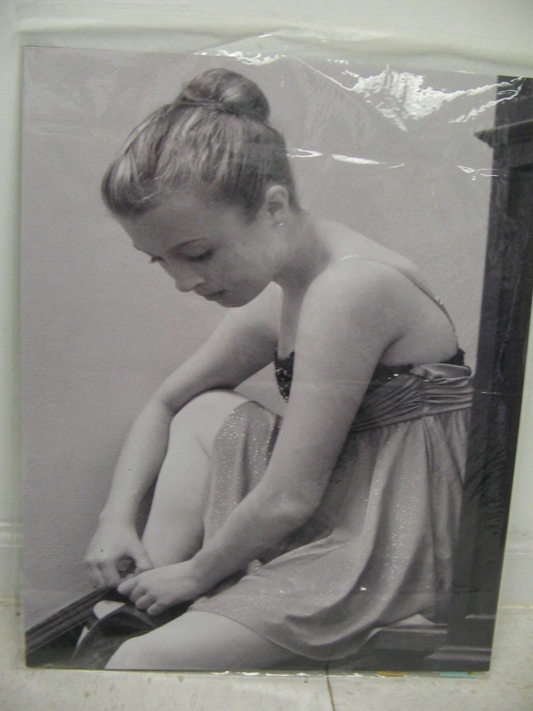 MATTED PHOTOGRAPHY After Degas’ Danselse Assie 16 x 20 Monochrome Larry Santucci