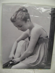 MATTED PHOTOGRAPHY After Degas’ Danselse Assie 16 x 20 Monochrome Larry Santucci