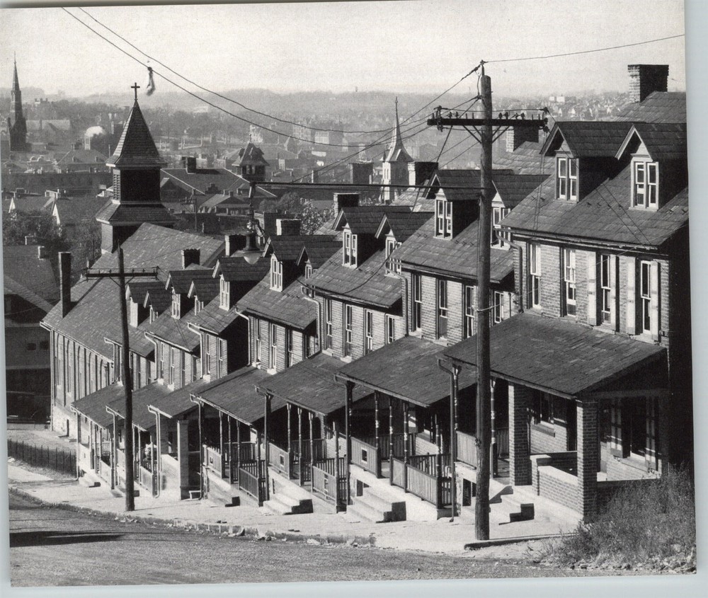 1938 Walker Evans Americana 2 Family Homes Bethlehem PA Original Photo Gravure