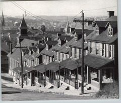 1938 Walker Evans Americana 2 Family Homes Bethlehem PA Original Photo Gravure