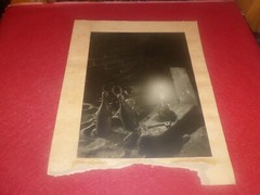 PIERRE JAHAN / CAVE BOUTEILLES CLE BOUGIE ORIGINAL SIGNED ARGENTIC PHOTO Ca 1940
