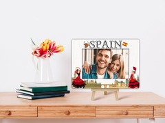 Spain Picture Frame, Spain Souvenirs Picture Frame,Travel Frame, Spain Travel…