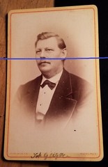 Joh. Violinist as Man with Beard / Circa 1870s CDV N. A. Dietz Munich
