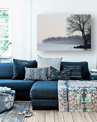 Evening Mist ~ 30×20 Ready to Hang CANVAS WRAP ~ Seascape ~ LARGE WALL ART