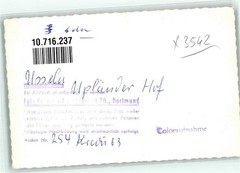 10716237 – 3542 Usseln Gasthaus Uplaender Hof VW Bus Car Advertising Dortmund