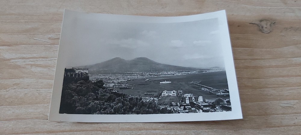 old b/w LEPORELLO PHOTO ITALY NAPLES AND VESUV