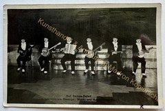 orig. Photo postcard Rolf Berkow ballet women music around 1940