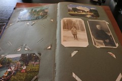 Great old photo postcard album – 200 photos and cards from around 1910