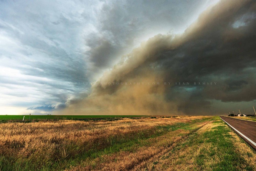 Storm Photography Print: Colorado Thunderstorm Great Plains Sky Weather Photo