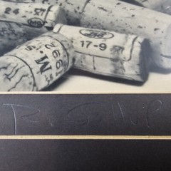 ART – Original Signed Richard Gallup Photograph 21.5×13.25 Framed – Wine & Cork