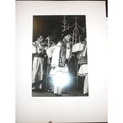 Vintage 1980 Signed P. Mestek Photography – Ohrid Macedonia Folk Dancers B&W