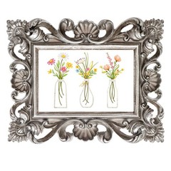 Floral Vase Wall Art Printable | Modern Botanical Decor | Digital Download Print