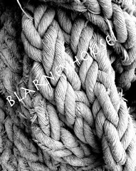 GREAT Black/White photo of some old NAUTICAL ROPE!!