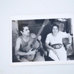 Greek Couple Fine Art Photograph Black white Photo AP signed Gallery Silver