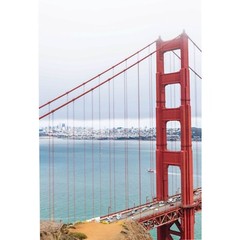 Golden Gate Bridge Wall Art Print, Close Up, San Francisco Fine Art Photography