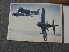 Mixed Lot of 4 Military Photos, 1 with Frame