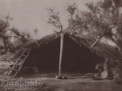 1900/72 Photogravure NATIVE AMERICAN INDIAN Architecture Art EDWARD CURTIS 11×14