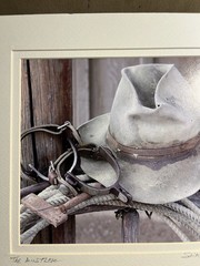 Signed with COA Shirley Longfellow “The Rustler” Cowboy Hat Photographic Print