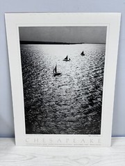 Marion Warren Signed Print «Skip Jacks In Icy Waters» Chesapeake 1985 Unframed