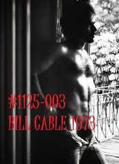 VINTAGE MALE PORTRAIT #1125-003 -bill cable 1973 -rare -freeShip/USA