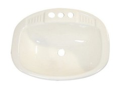 16 x 20 White Oval Sink – Lasalle Bristol 16 270PW