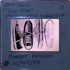 Vintage Art History Slide Photo Art history image sneakers sketch 1989