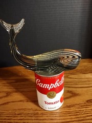 signed Abraham Palatnik lucite whale made in Brazil 6″ x 4″ tall excellent condi