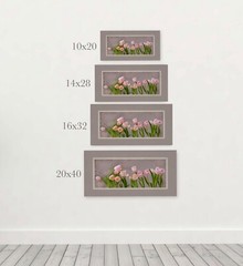 Floral Print Of Pink Tulips wall art print floral photography home decor