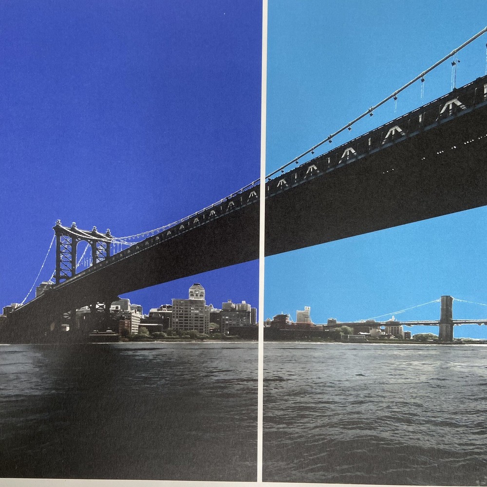 Jason Dorley-Brown New York City Brooklyn Bridge Art Print Signed 2017