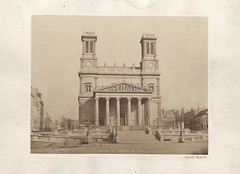 Church Saint-Vincent-de-Paul Paris Photo Achille Quinet Vintage Albumin C1870