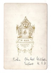 CAB Photo Beautiful Child Picture / Baby – Jackson / California / USA 1880s