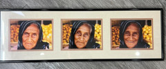 Michael B Wood L/E Cibachrome Print Emotions Mexico Mexican Abuela Grandma Face