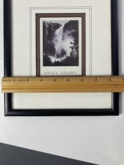Ansel Adams Photography Copy Bridal Veil Fall Professionally Framed Yosemite