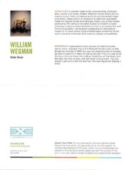 WILLIAM WEGMAN ‘Roller Rover’, 1987 SIGNED Ltd. Ed. Photograph 14 x 11 in. *NEW*