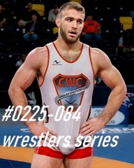 MALE PORTRAIT #0225-084- athletes series-wrestlers- free shipping in the usa