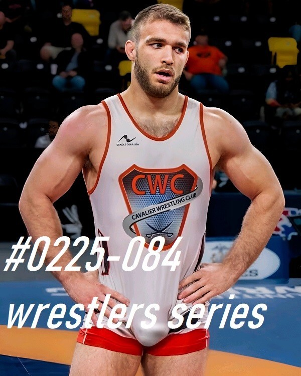 MALE PORTRAIT #0225-084- athletes series-wrestlers- free shipping in the usa