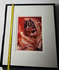 Color Photograph Young Princess by Lisa Kristine Framed Signed
