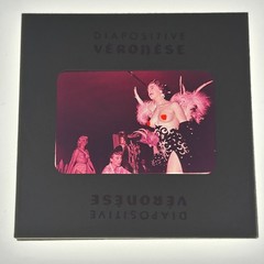 Vtg 1960s 35mm Slide Burlesque Paris Cabaret Striptease Showgirls H