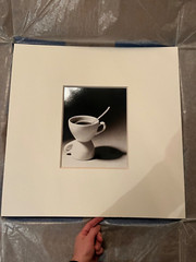 Karl Lagerfeld original- a Double Caffe, signed 1998 Paris * RARE*