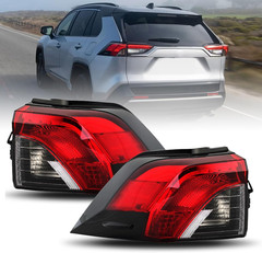 Pair LED Outer Tail Light Assembly for Toyota RAV4 2019 2020 2021 2022 2023 2024