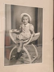 Antique Picture Sepia STUDIO PORTRAIT VICTORIAN Children/Girls 30x20cm