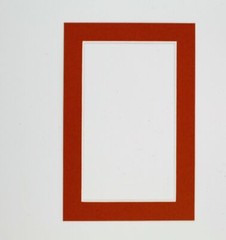 4 x 6 , White Core Single Matboard