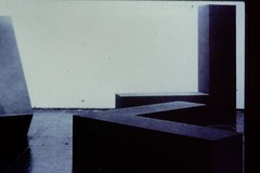 Vintage Art History 35mm Glass Slide Robert Morris Untitled 1965 Sculpture